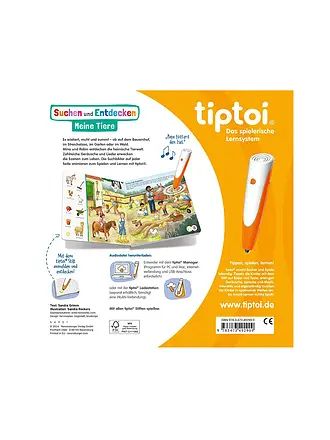 RAVENSBURGER | TIPTOI Suchen und Entdecken - Meine Tiere | 